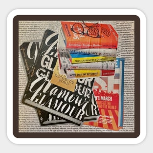 Book Lover Collage Sticker